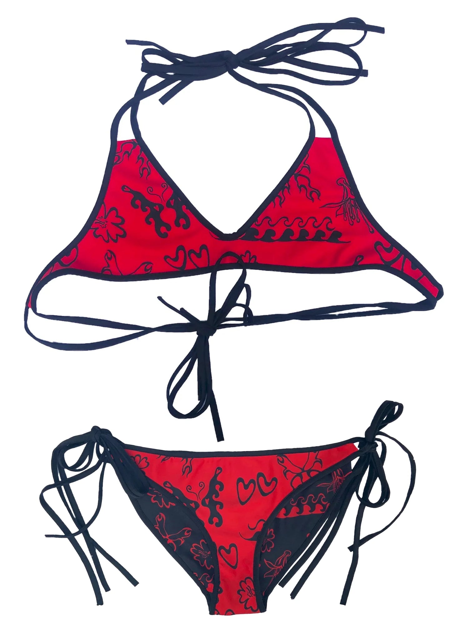 Sleeping Profit Kikini reversible bikini- Blood Moon