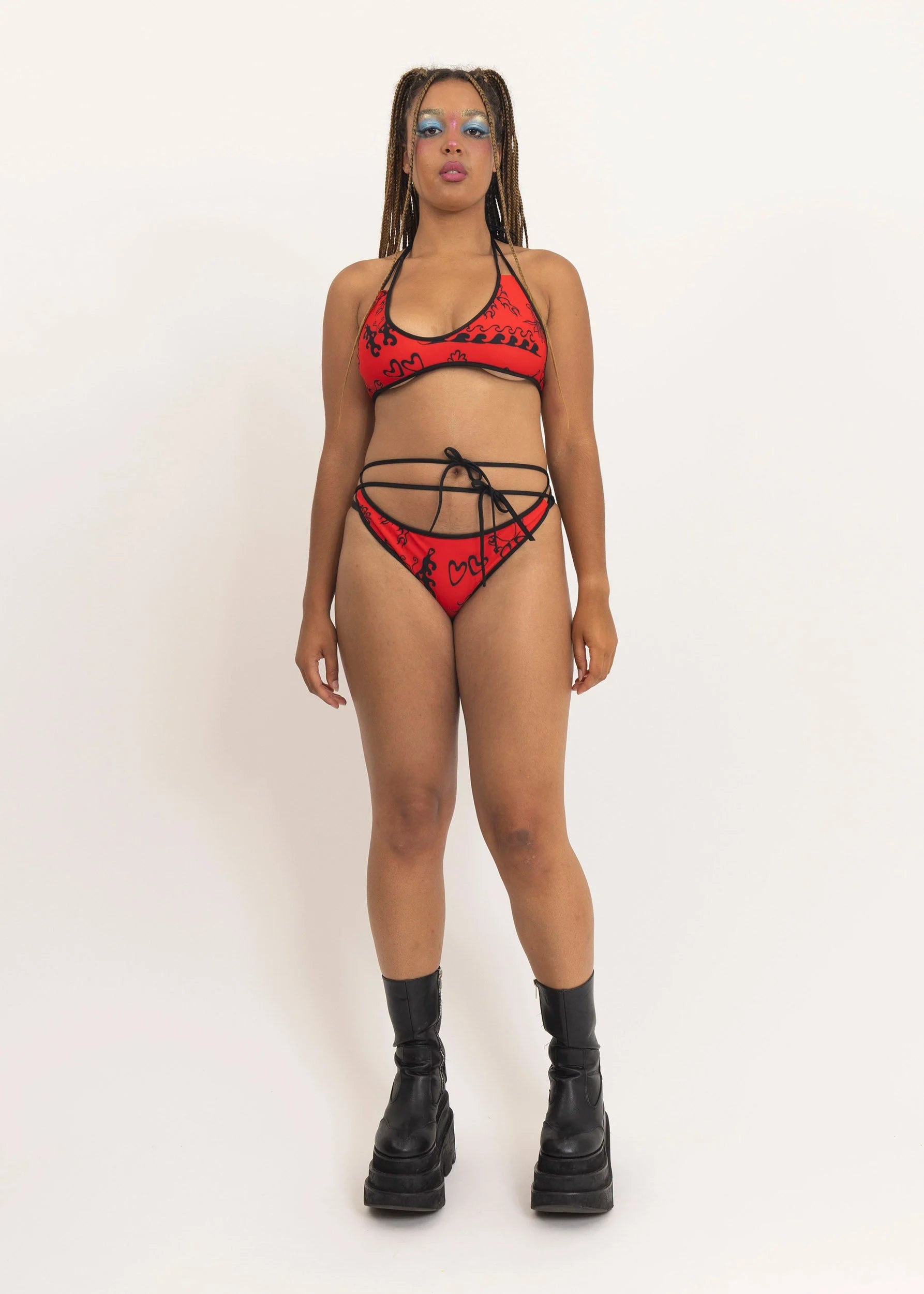 Sleeping Profit Kikini reversible bikini- Blood Moon