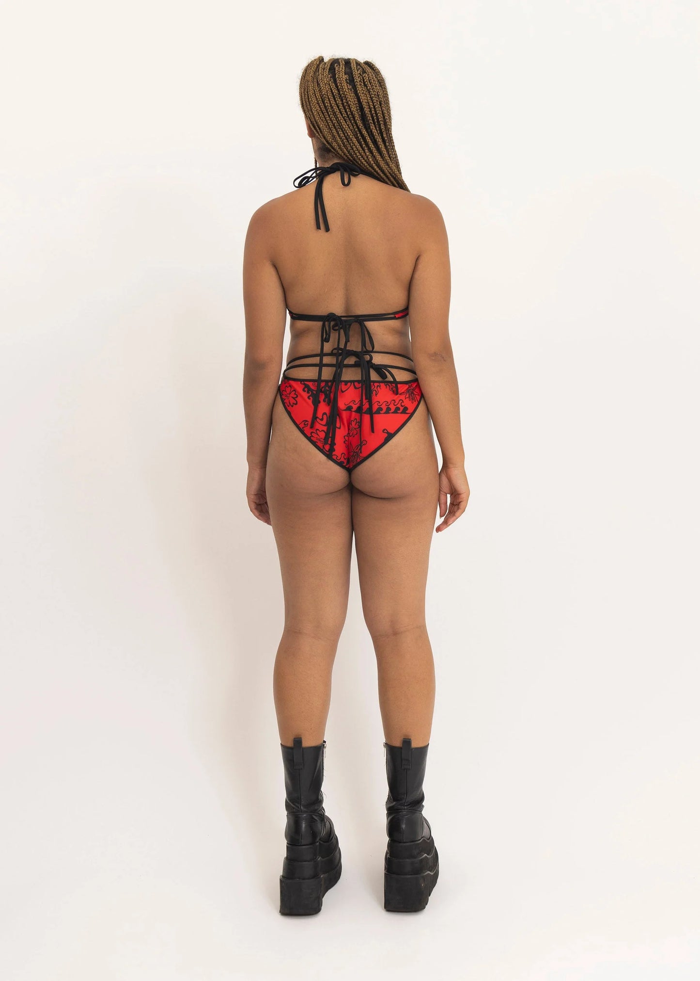 Sleeping Profit Kikini reversible bikini bottoms- Blood Moon