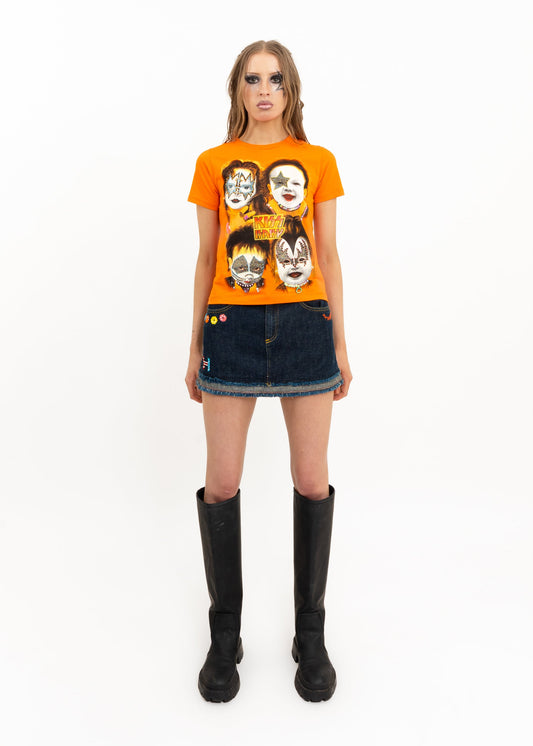 Heavy Metal Kiss Punk Baby tee Bizarre Bazaar