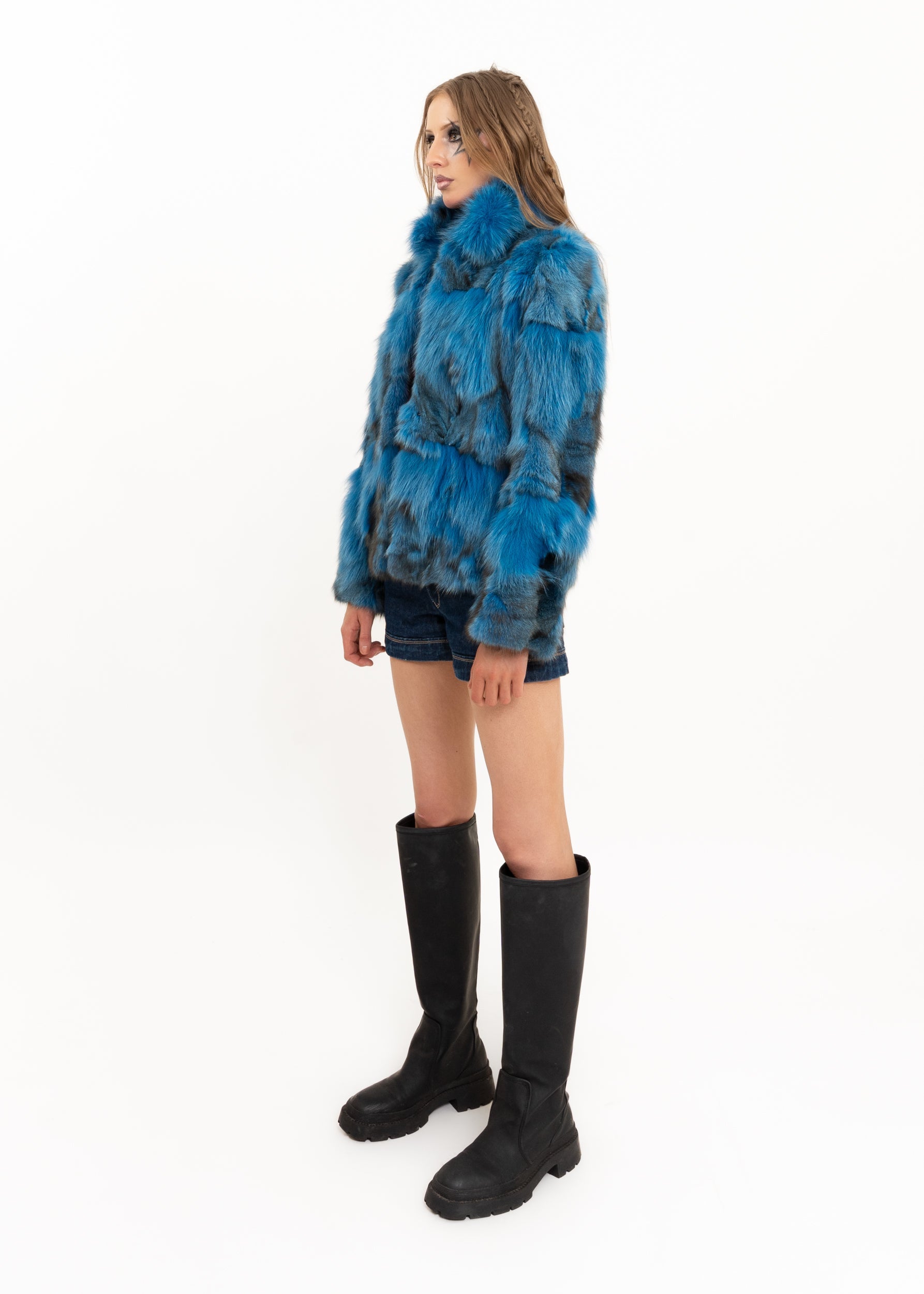 Korean vintage fox fur coat Bizarre Bazaar