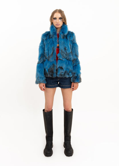 Korean vintage fox fur coat Bizarre Bazaar