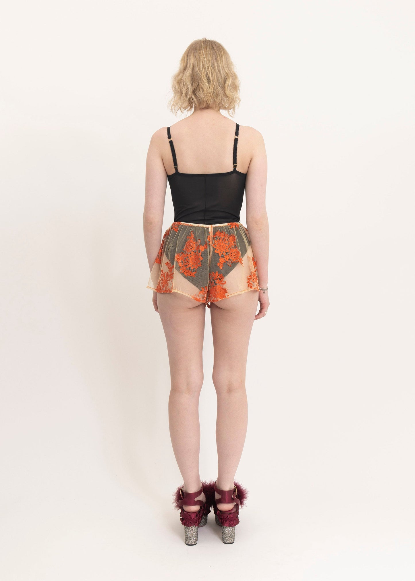 Natalie Alamein Lace tap shorts
