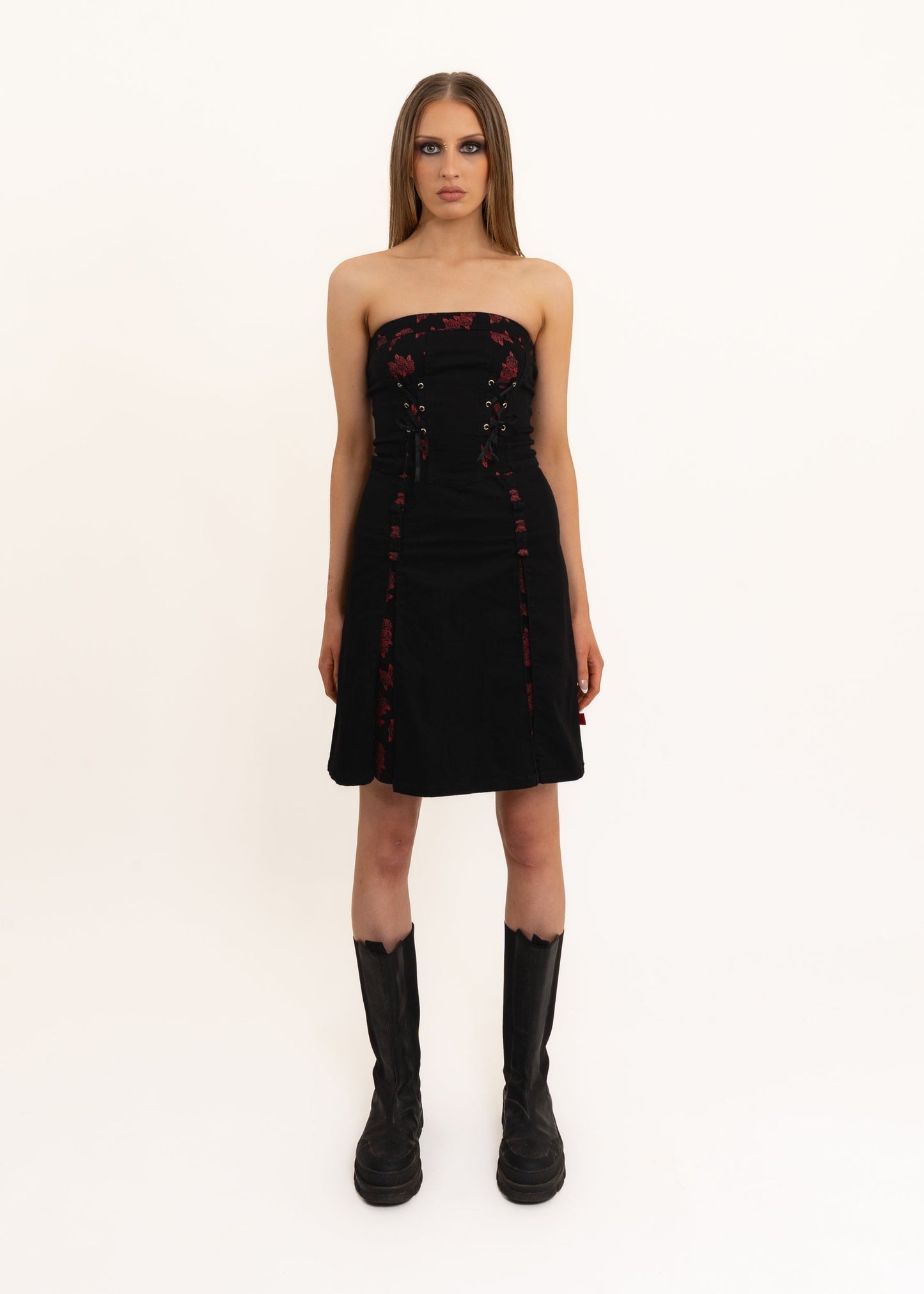 Tripp NYC Lace up corset dress Bizarre Bazaar