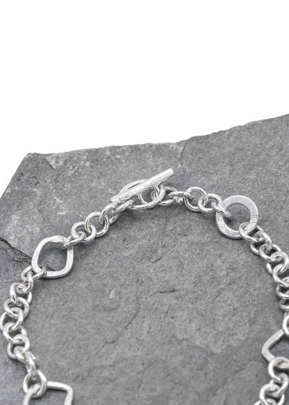 EDP Metals Lene handmade sterling silver chain bracelet Bizarre Bazaar