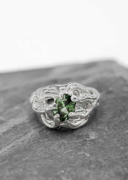 Mothmade Jewels Little Tree Stump ring Bizarre Bazaar