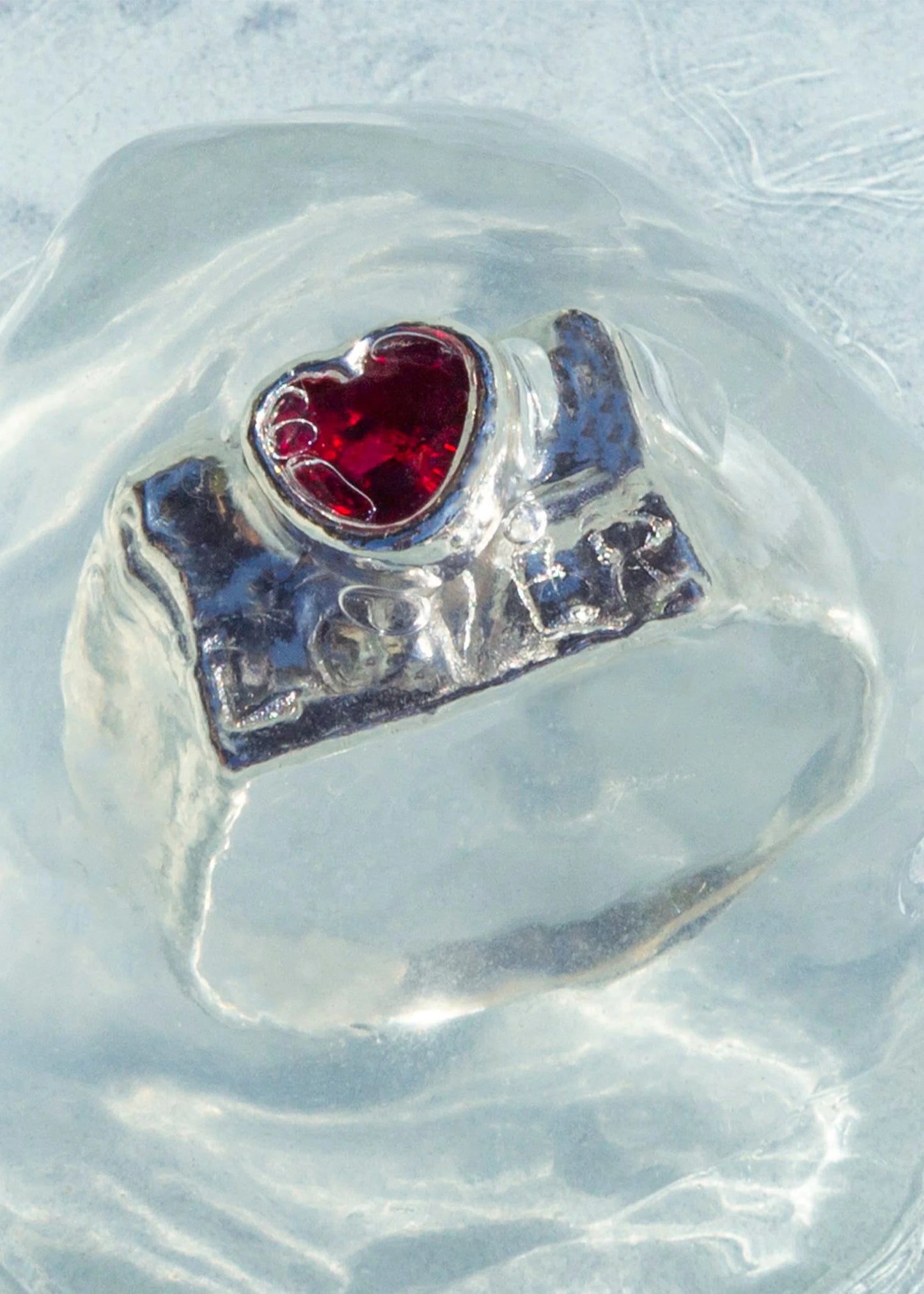 Marmalade Gardens Lover tarot signet ring