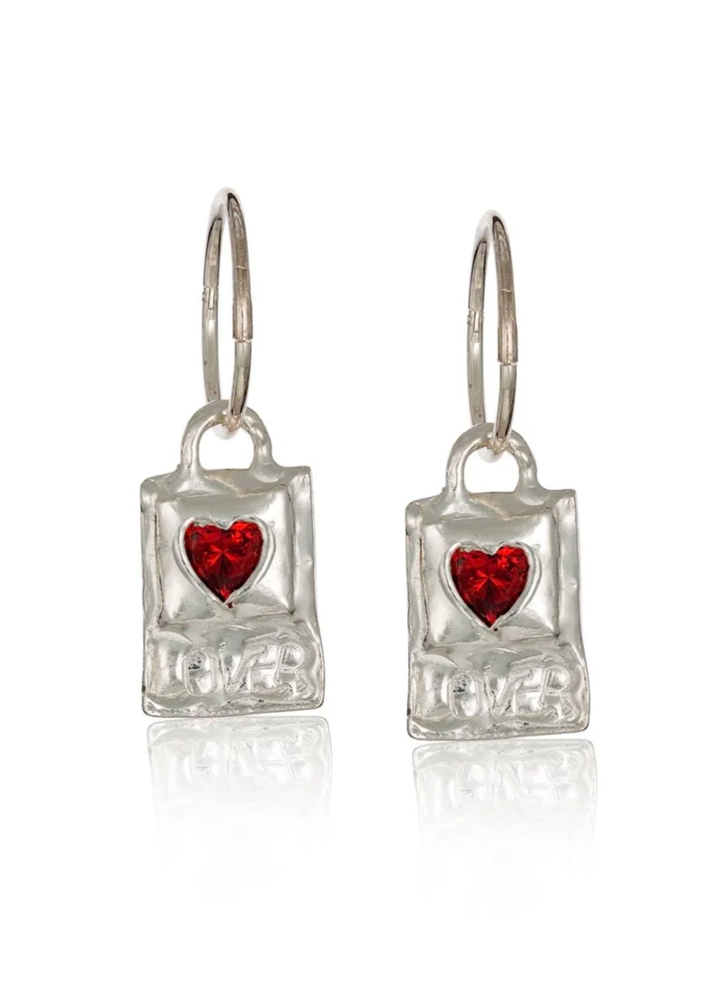 Lover tarot sleeper earrings