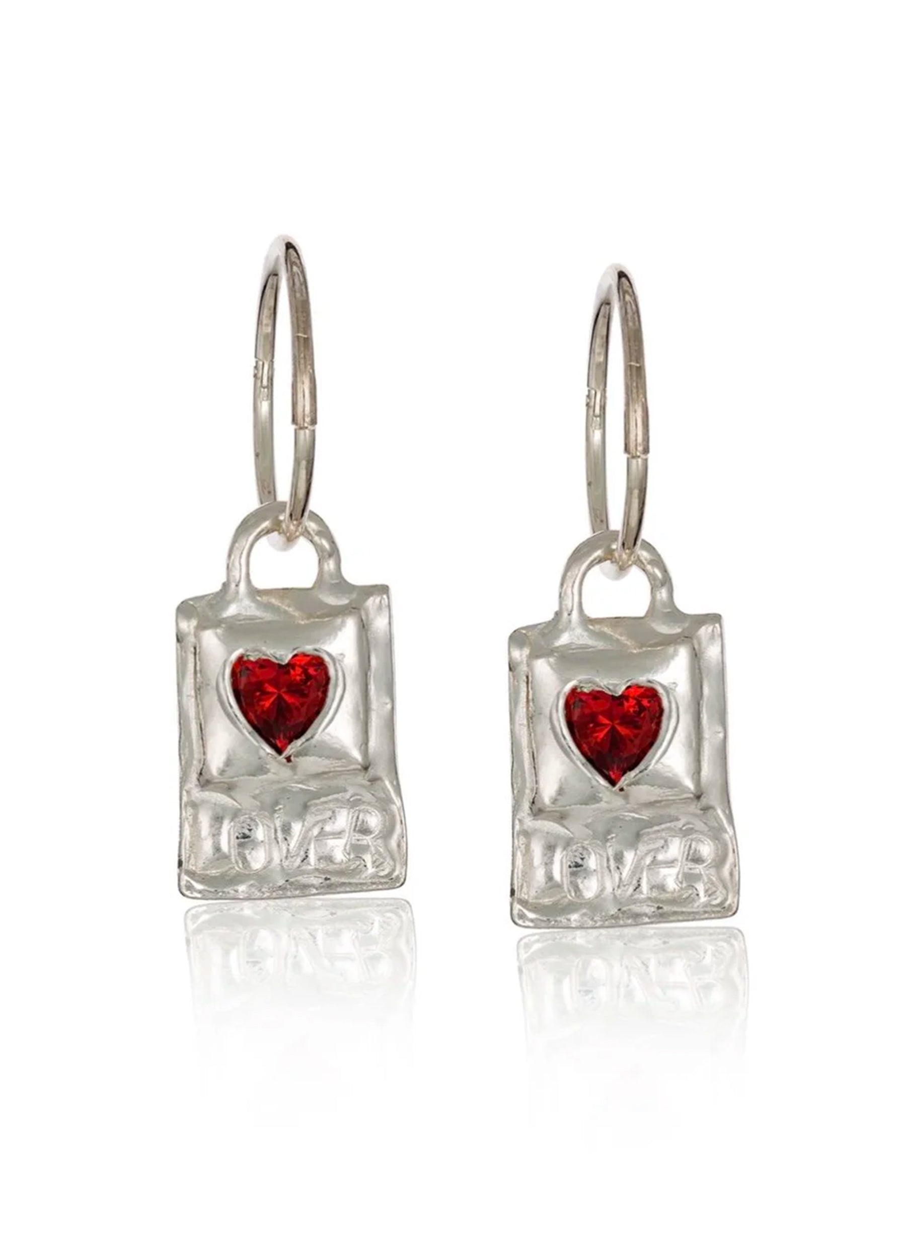 Lover tarot sleeper earrings