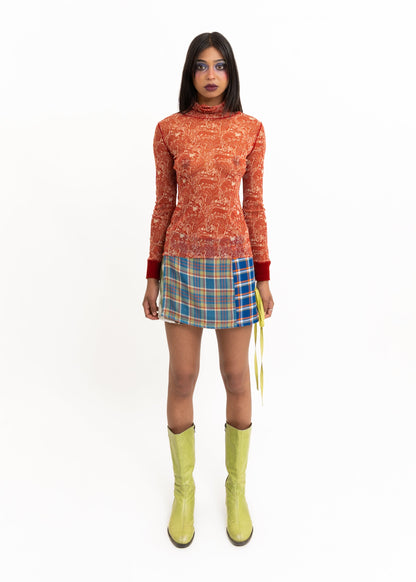 Laurence Sabrine Mash Mini Skirt- size 1 (6-8) Bizarre Bazaar