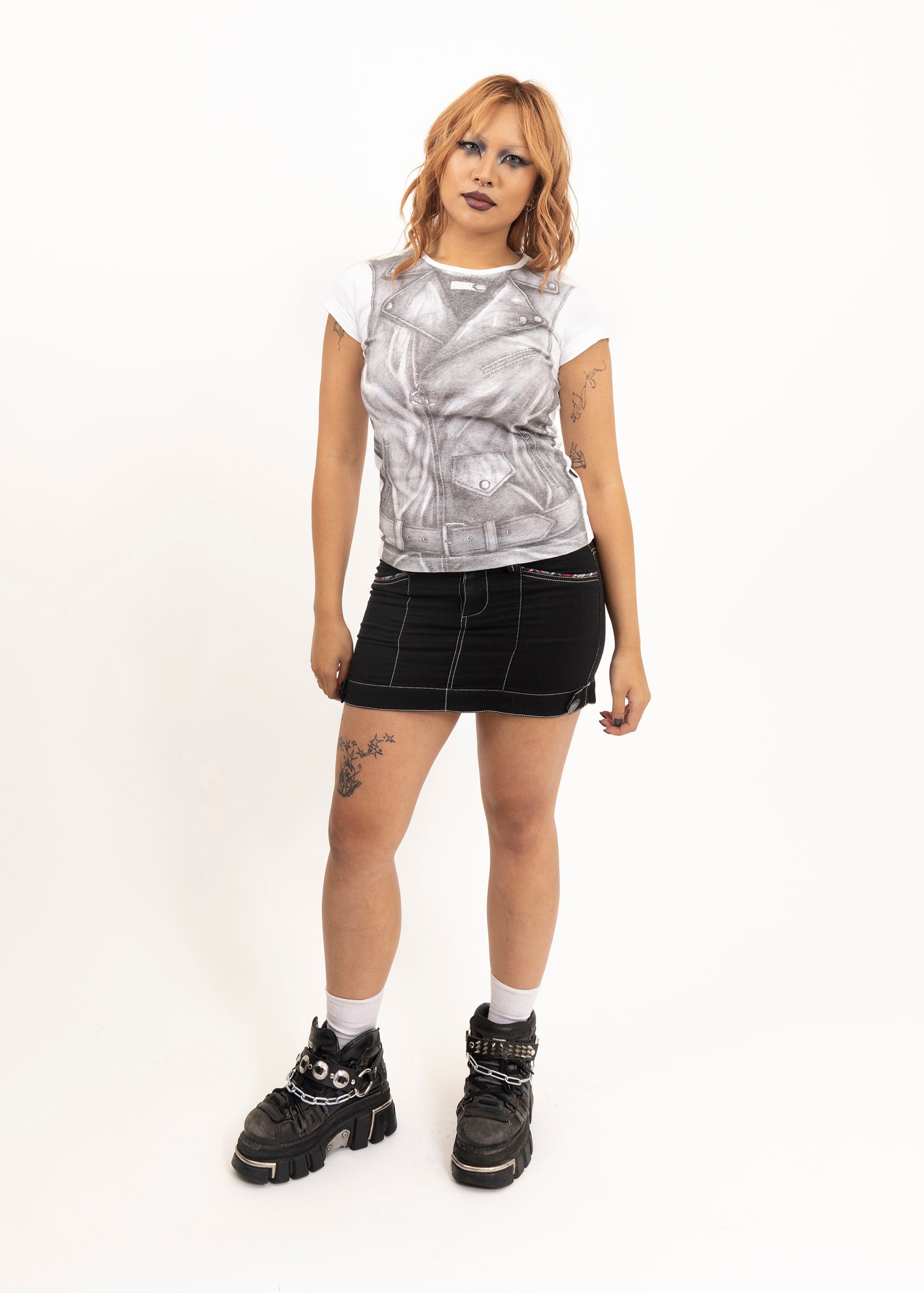 Tommy Girl Micro mini cargo skirt with contrast stitching