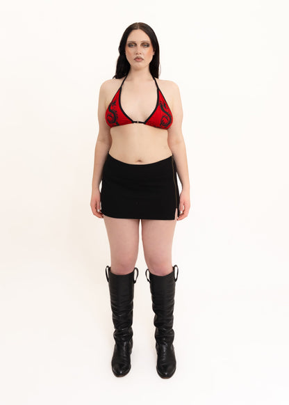 Repertoire Micro mini skirt with side zip detail Bizarre Bazaar