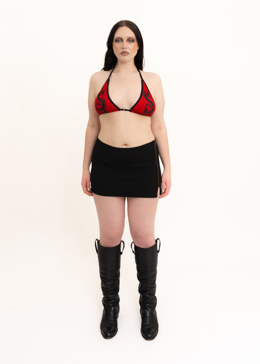 Repertoire Micro mini skirt with side zip detail Bizarre Bazaar