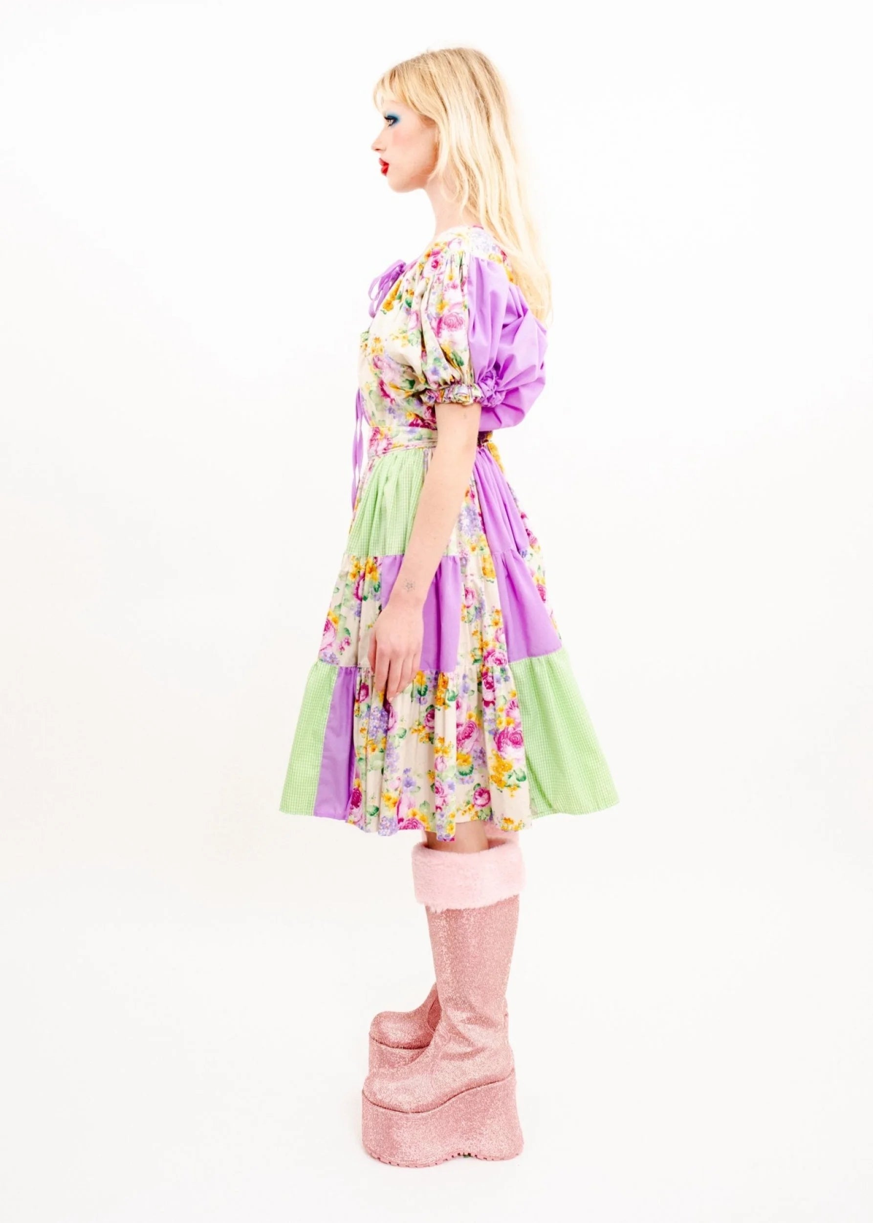 Jojo The Label Mini Blossom Patchwork Dress
