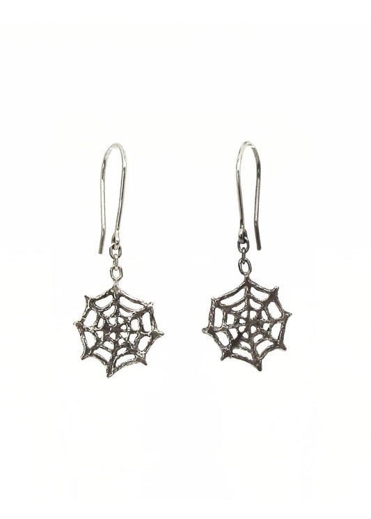 Screaming Jewellery Mini Web earrings