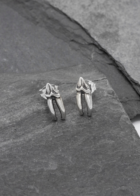 LSD Jewellery Mink teeth stud earrings Bizarre Bazaar