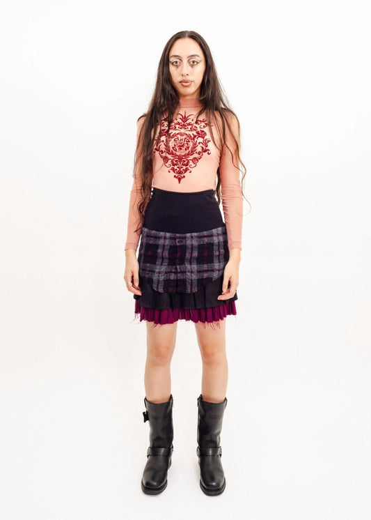 Nom* D Multi - layered punk skirt