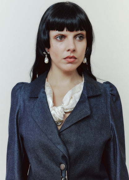 Daf Nimkovsky Naomi Jacket- Indigo Denim Bizarre Bazaar