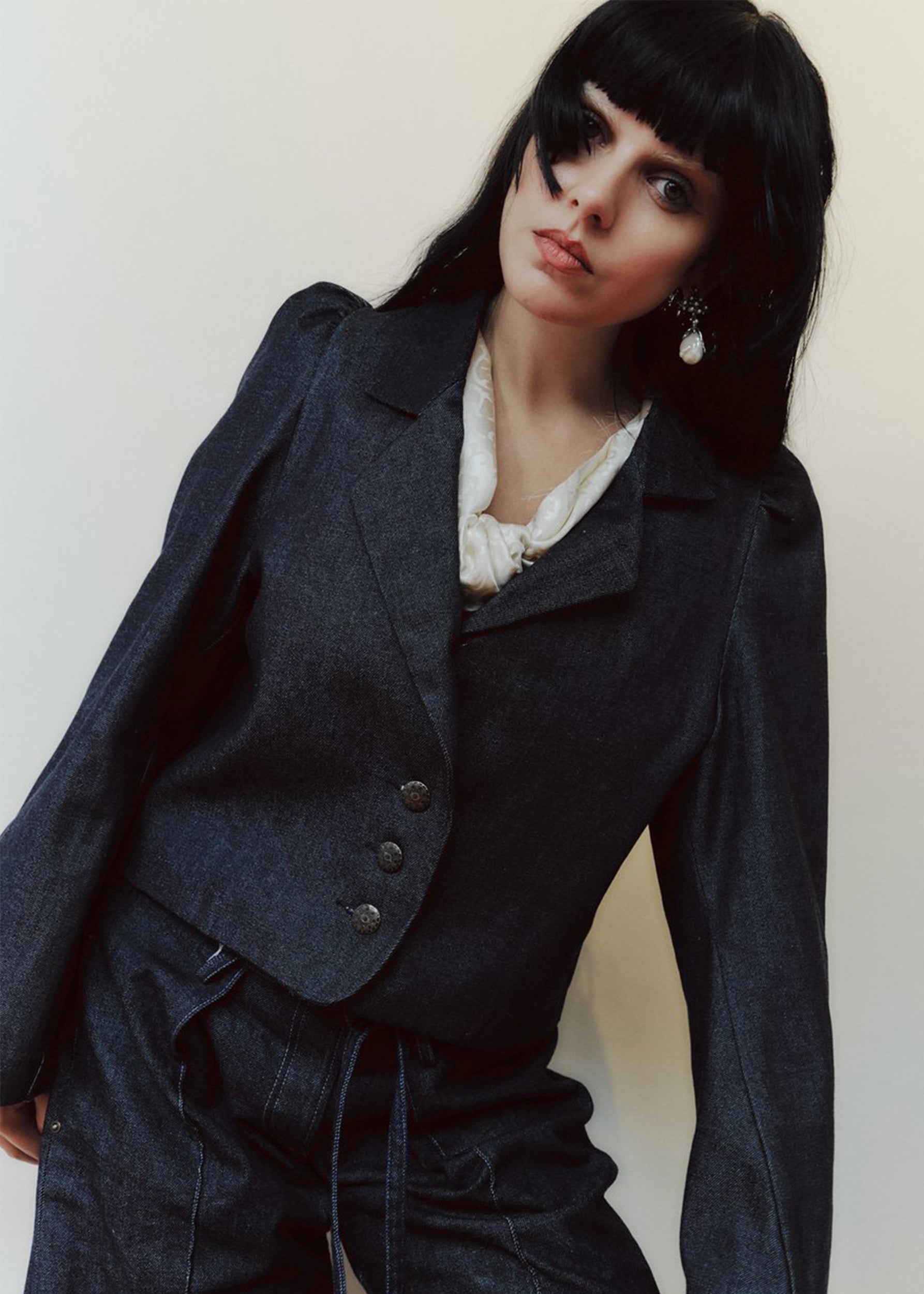 Daf Nimkovsky Naomi Jacket- Indigo Denim Bizarre Bazaar
