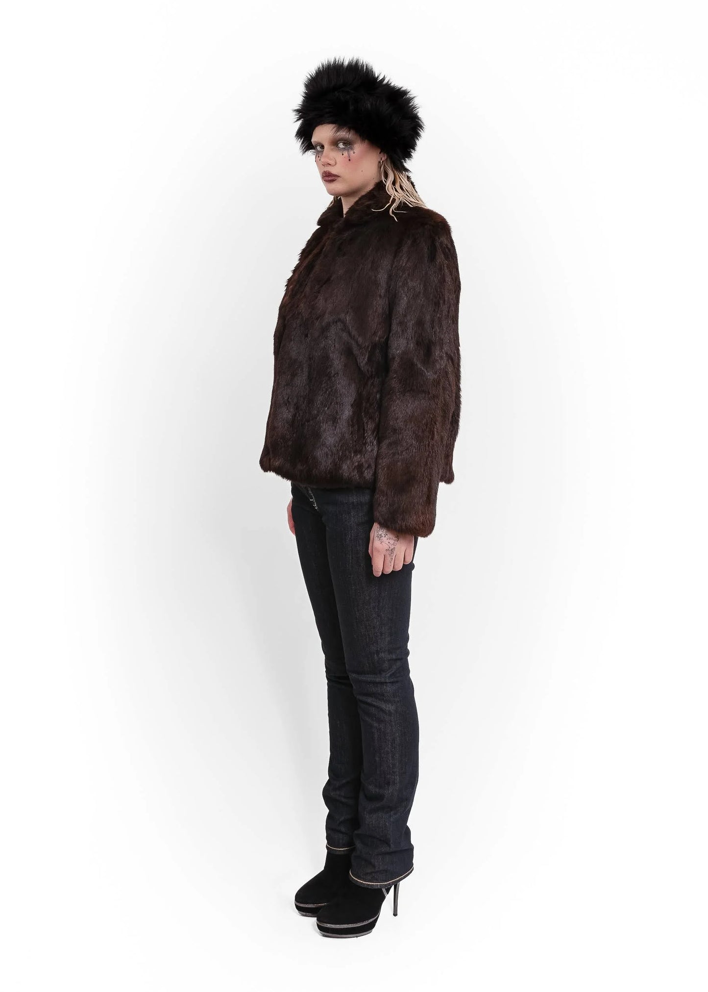 Marcol NZ vintage rabbit fur coat