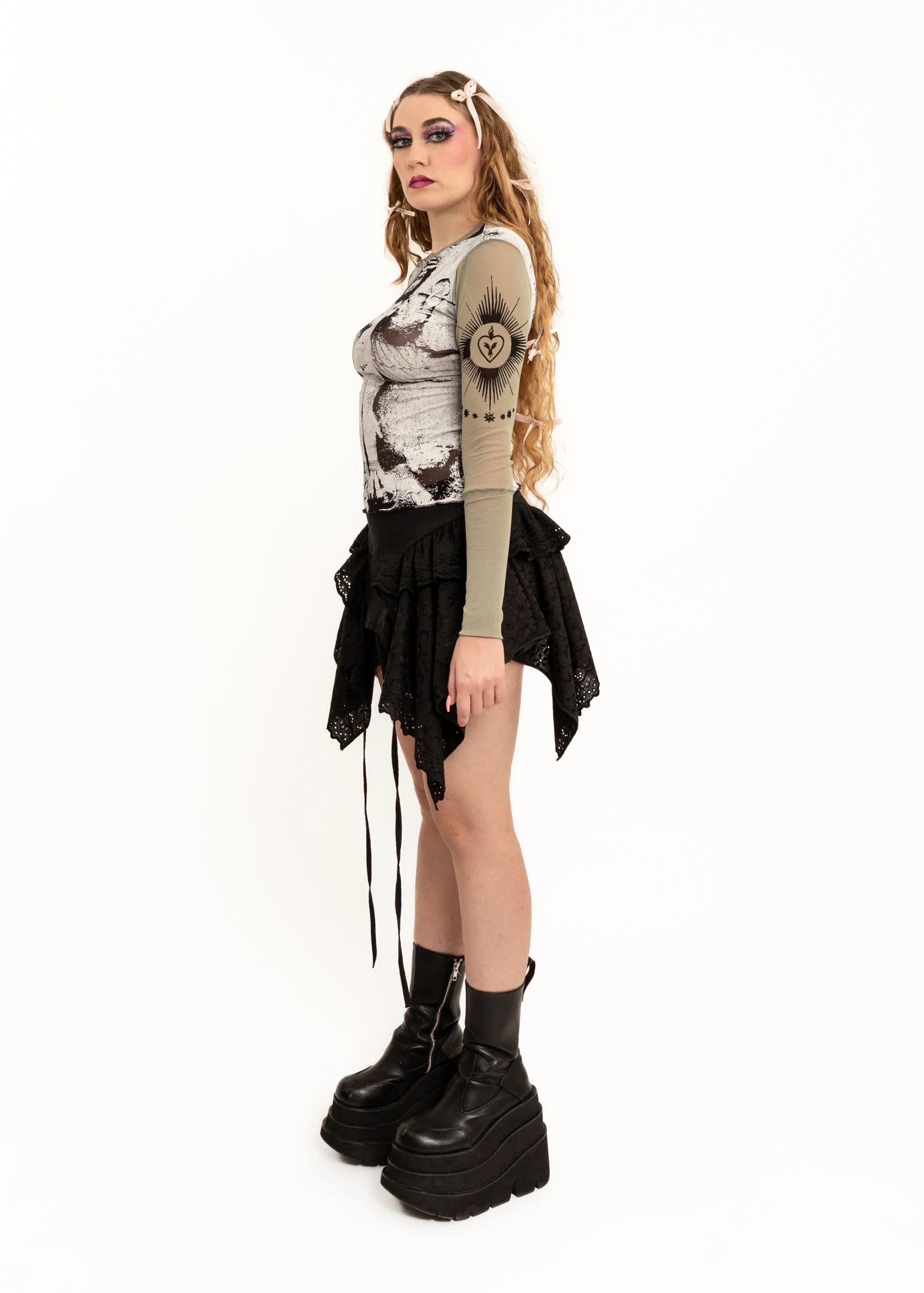 Age of Aquarius Odessa Skirt- Black