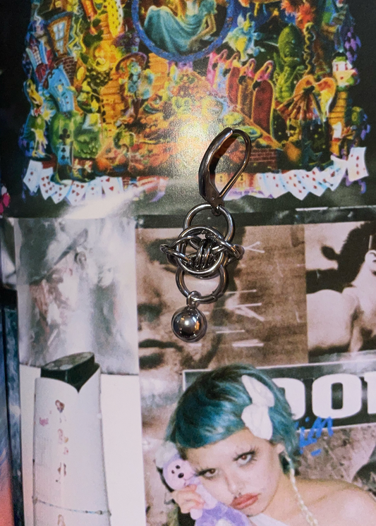 Abigail Steel Chains Odin’s Tear chainmail earring
