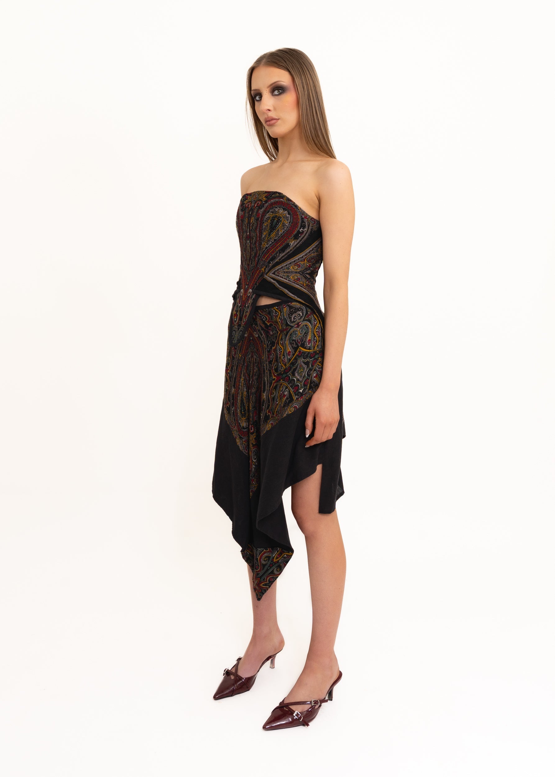Zheyi Ruan Odyssey Bustier Scarf Dress Bizarre Bazaar