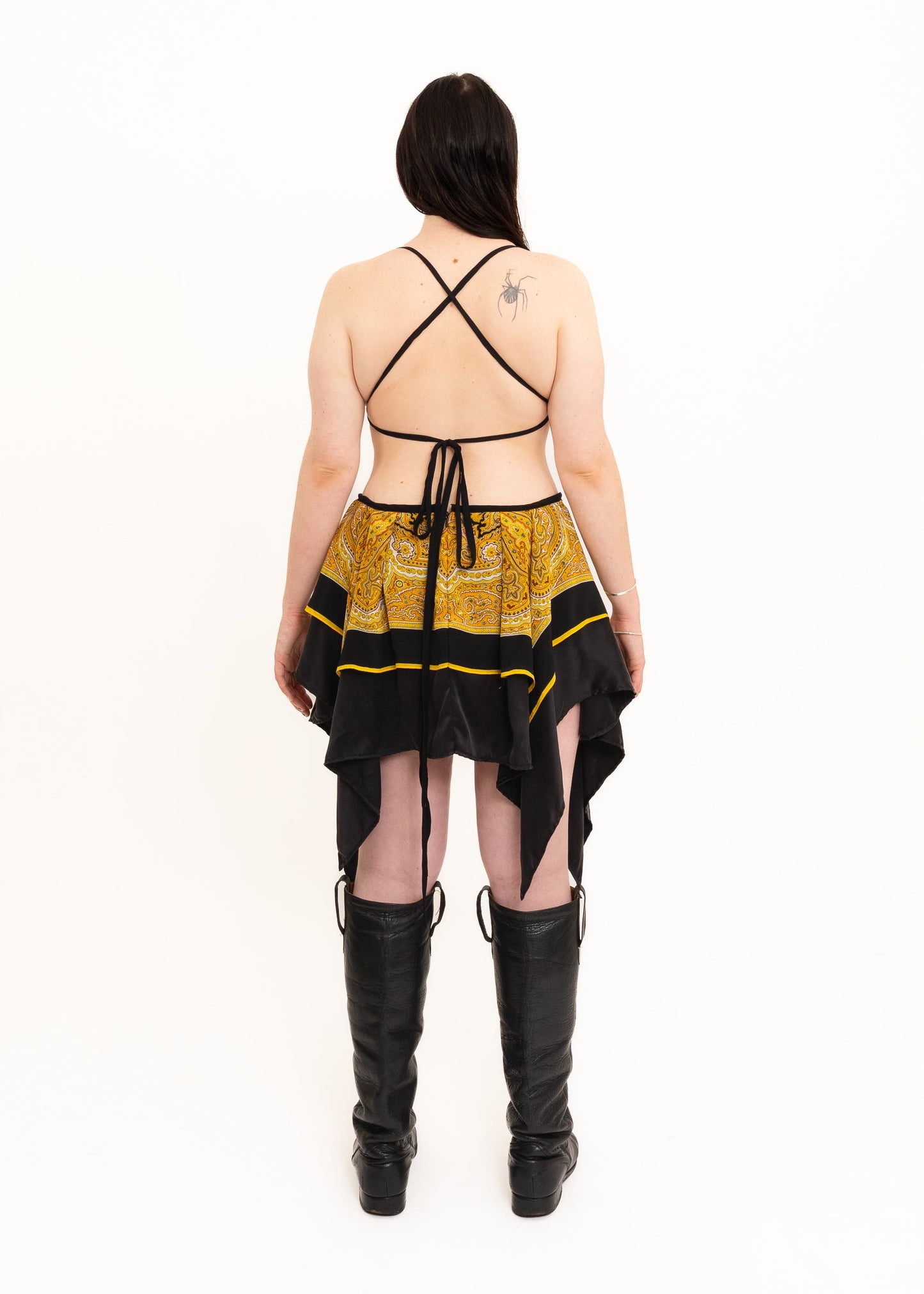 Zheyi Ruan Odyssey Silk Scarf Dress Bizarre Bazaar