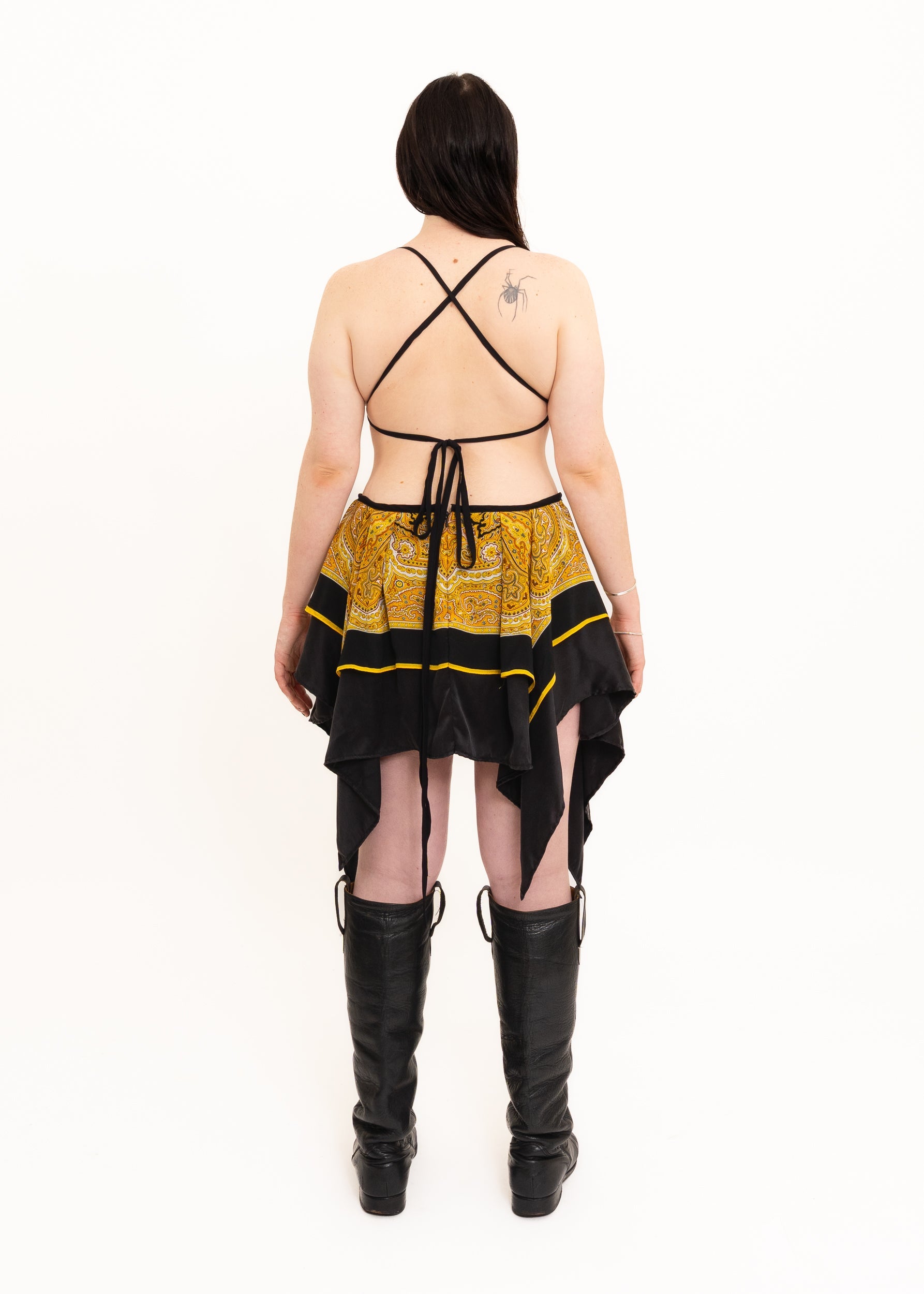 Zheyi Ruan Odyssey Silk Scarf Dress Bizarre Bazaar