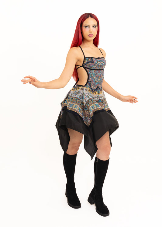 Zheyi Ruan Odyssey Wool Scarf Dress Bizarre Bazaar