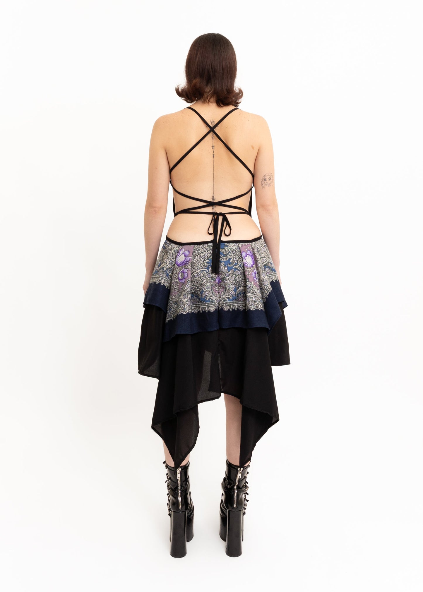 Zheyi Ruan Odyssey Wool Scarf Dress Bizarre Bazaar