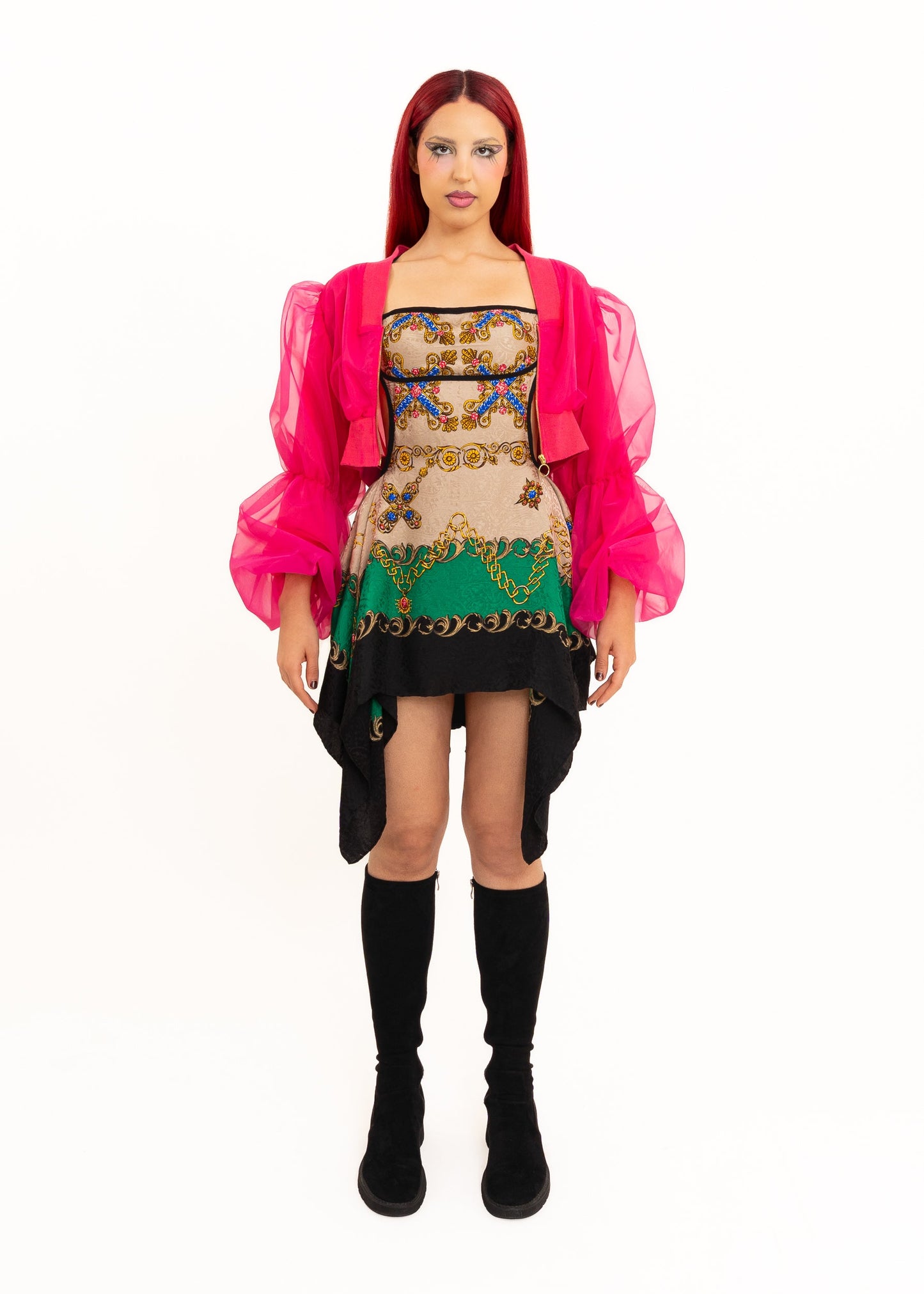 Coop by Trelise Cooper Organza puff sleeve cropped jacket Bizarre Bazaar