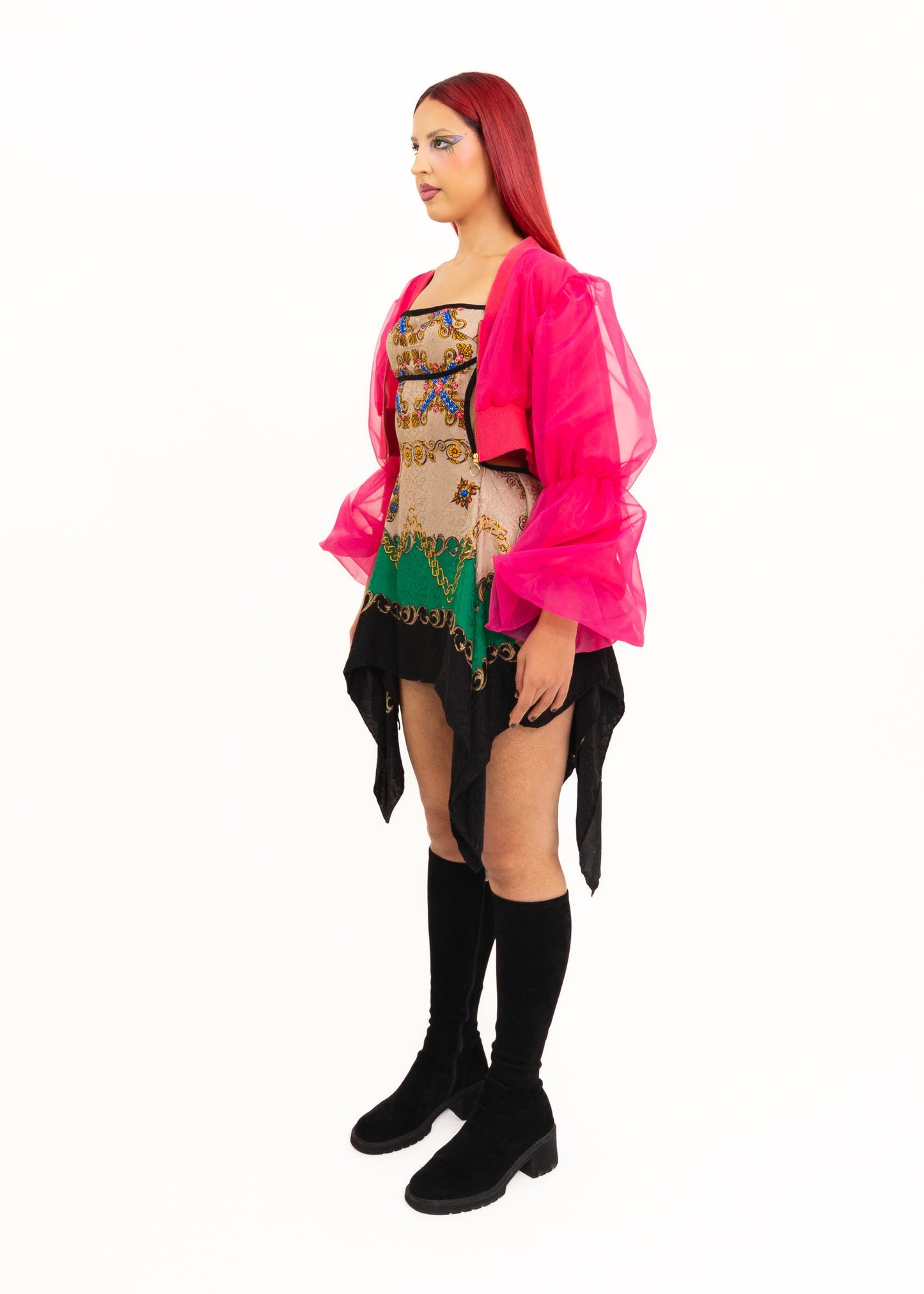 Coop by Trelise Cooper Organza puff sleeve cropped jacket Bizarre Bazaar