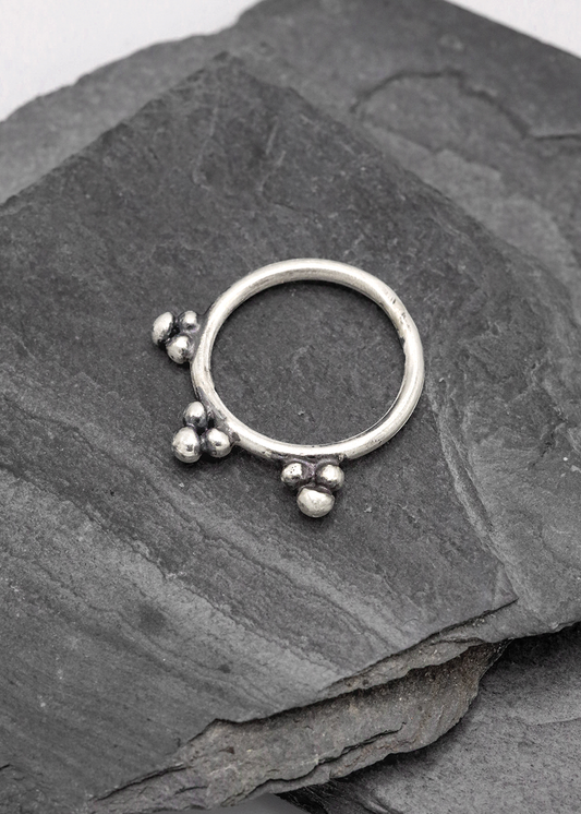 Taika sterling silver Ornamental ring Bizarre Bazaar