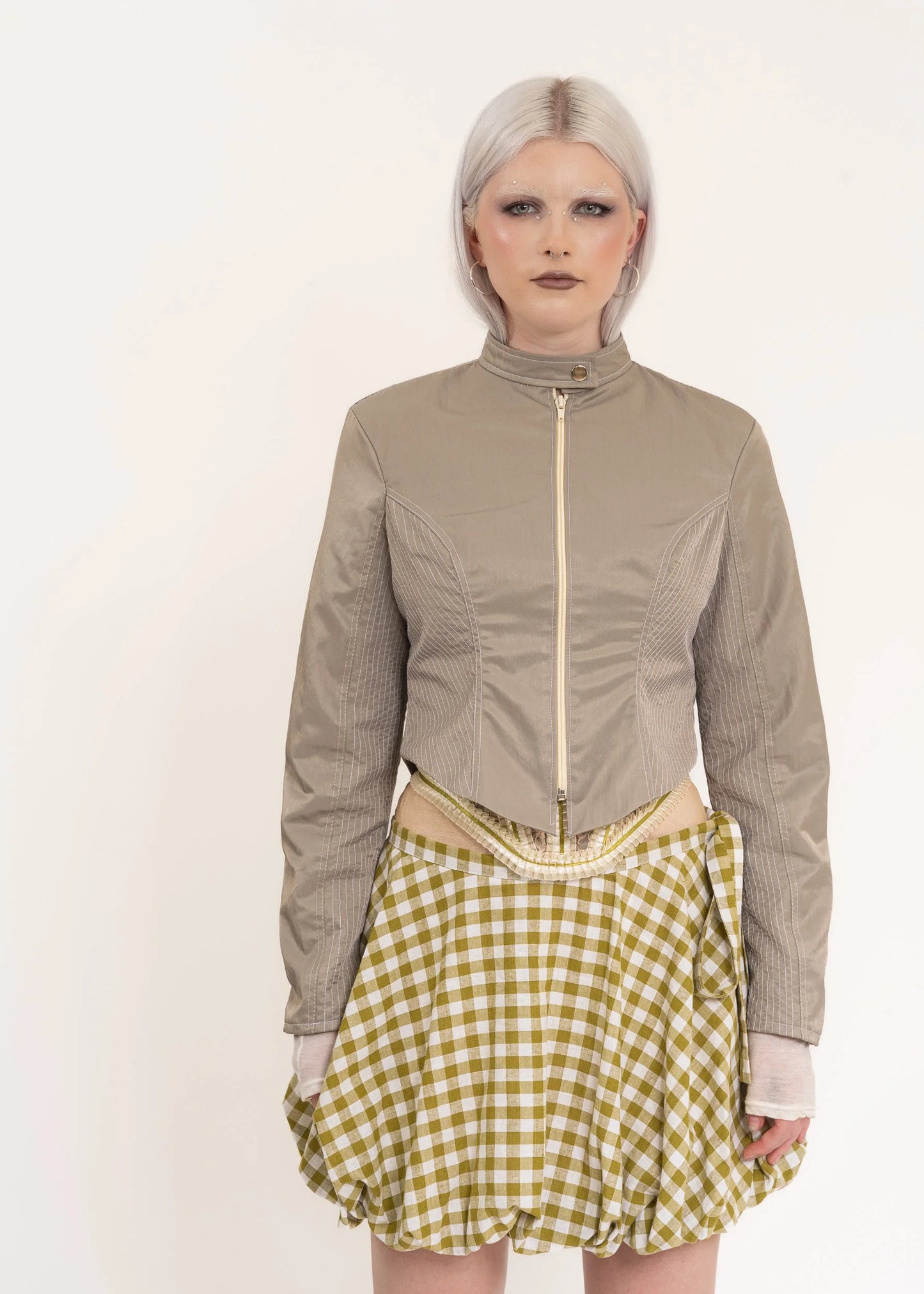 Sleeping Profit Panelled Moto Jacket