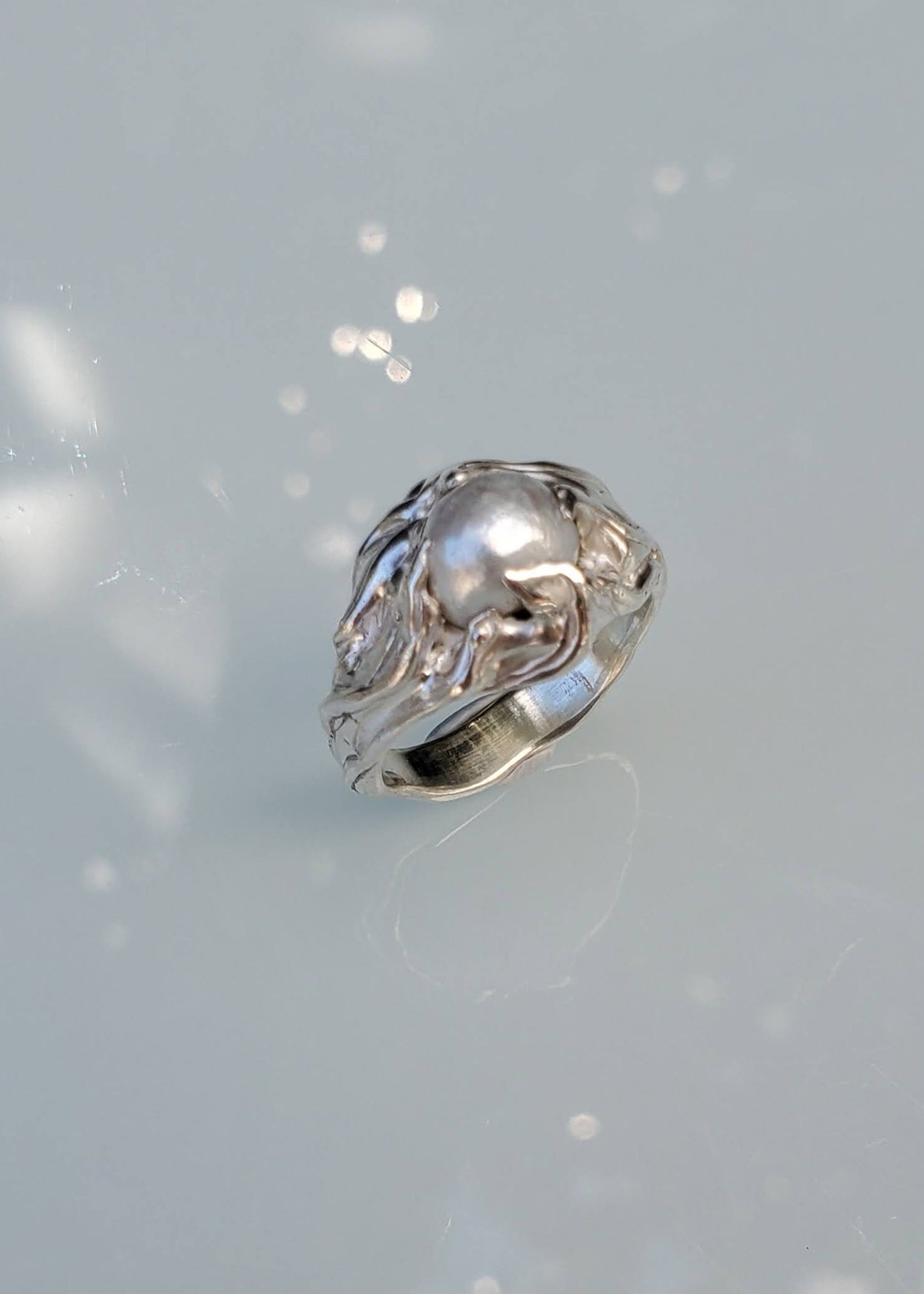 Pearl Swirl Ring #1