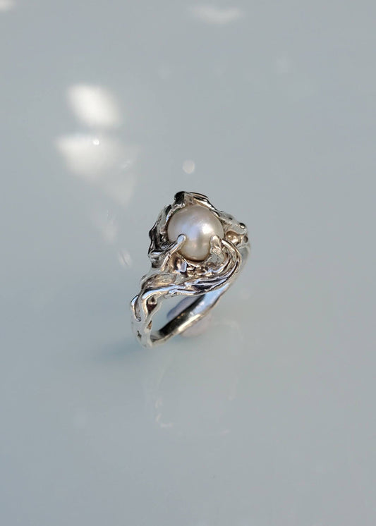 Pearl Swirl Ring #2