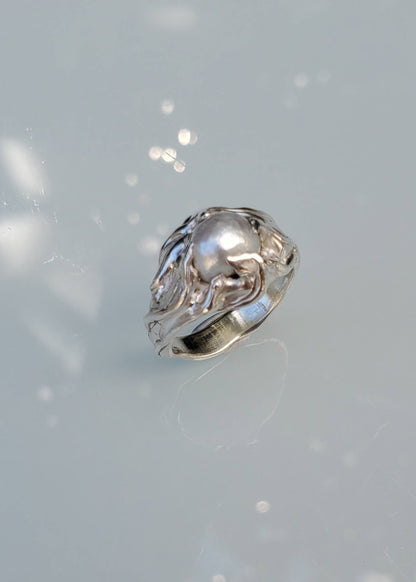 Pearl Swirl Ring #1