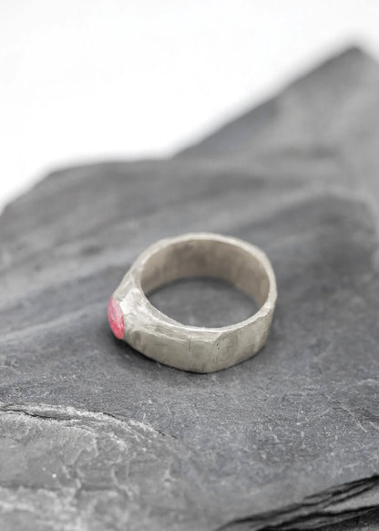 Matisse Bella Jewellery Pink sapphire stacker ring- single stone