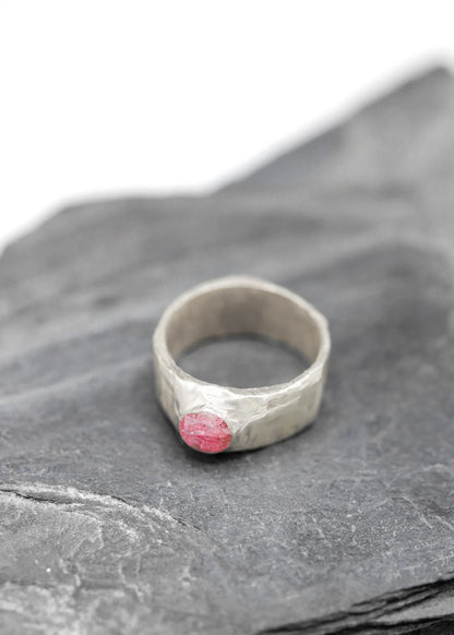 Matisse Bella Jewellery Pink sapphire stacker ring- single stone