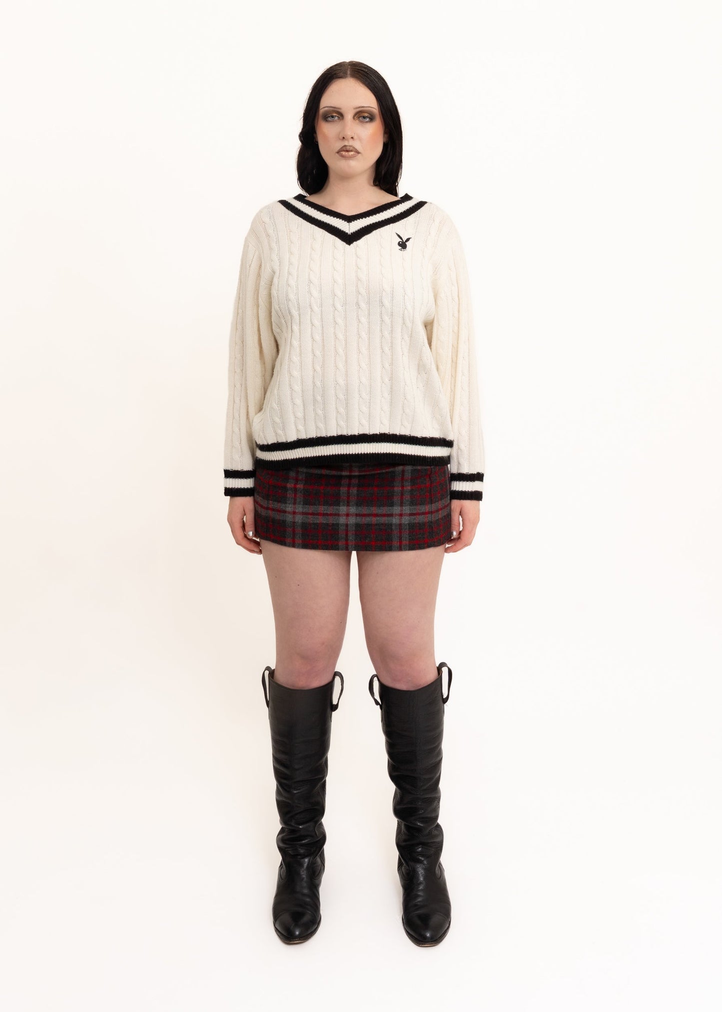Playboy cable knit jumper Bizarre Bazaar