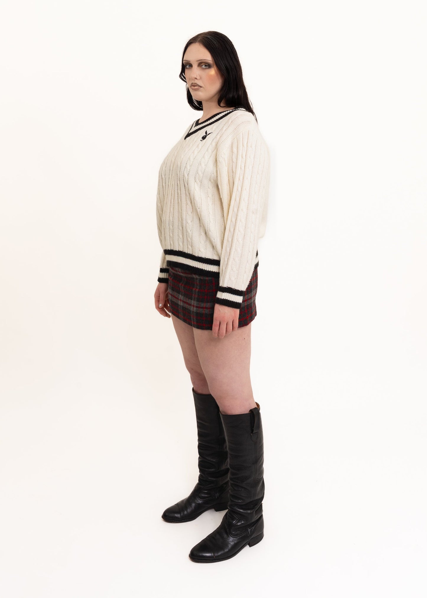Playboy cable knit jumper Bizarre Bazaar