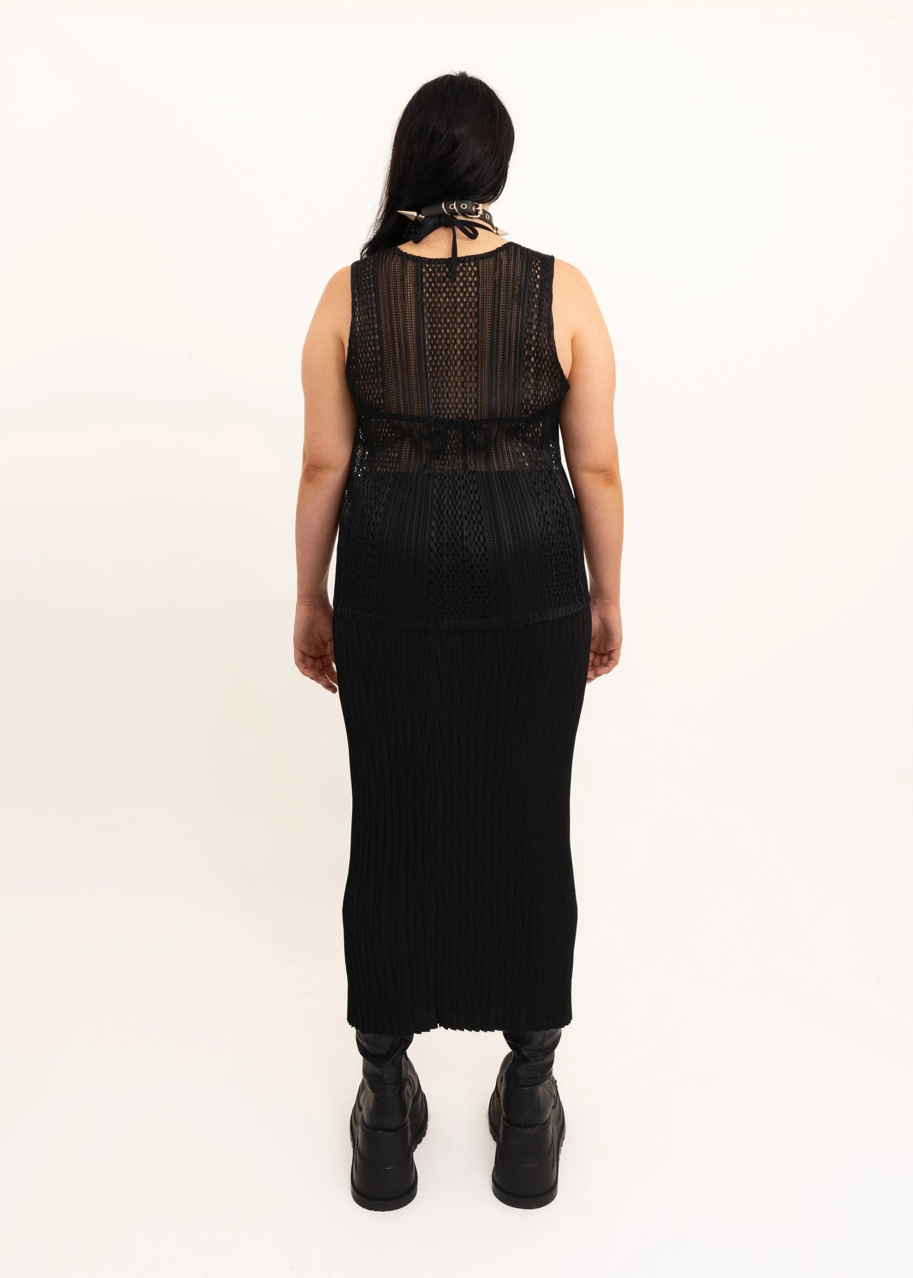 Bizarre Bazaar Plissé maxi skirt