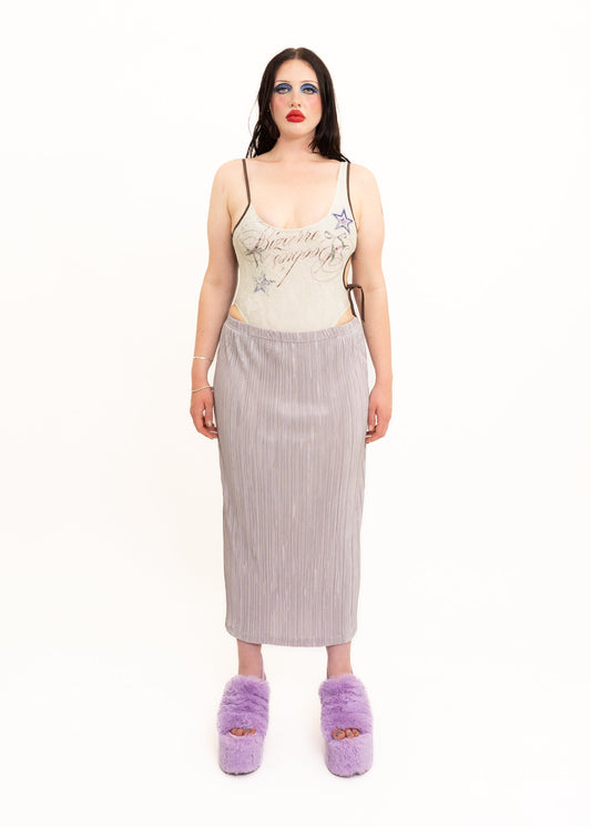 Plissé midi skirt Bizarre Bazaar