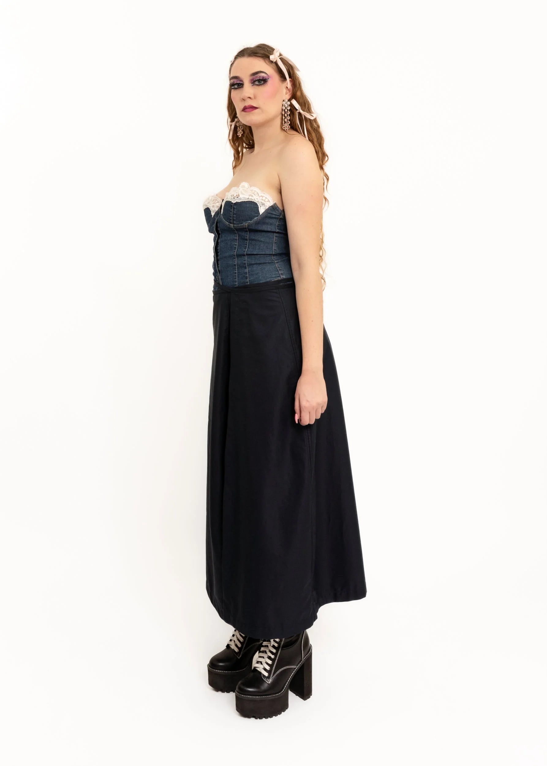 Caitlin Snell Priscilla wrap maxi skirt