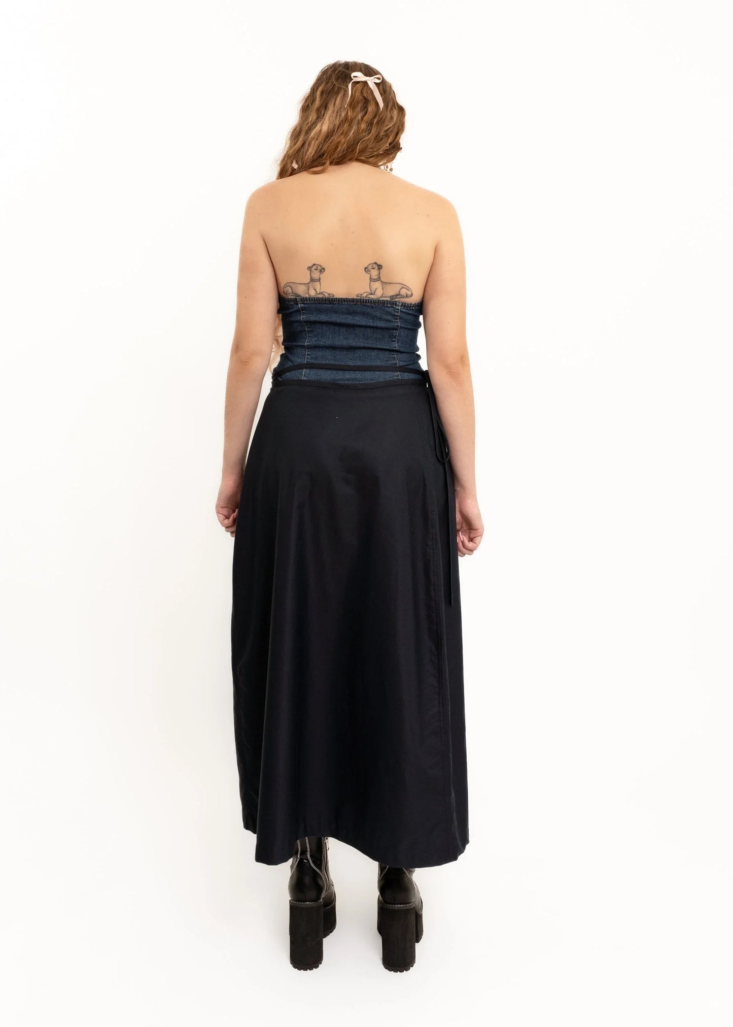 Caitlin Snell Priscilla wrap maxi skirt