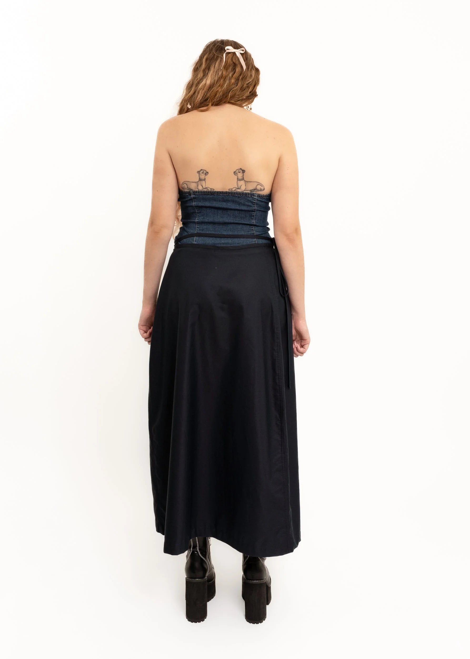 Caitlin Snell Priscilla wrap maxi skirt