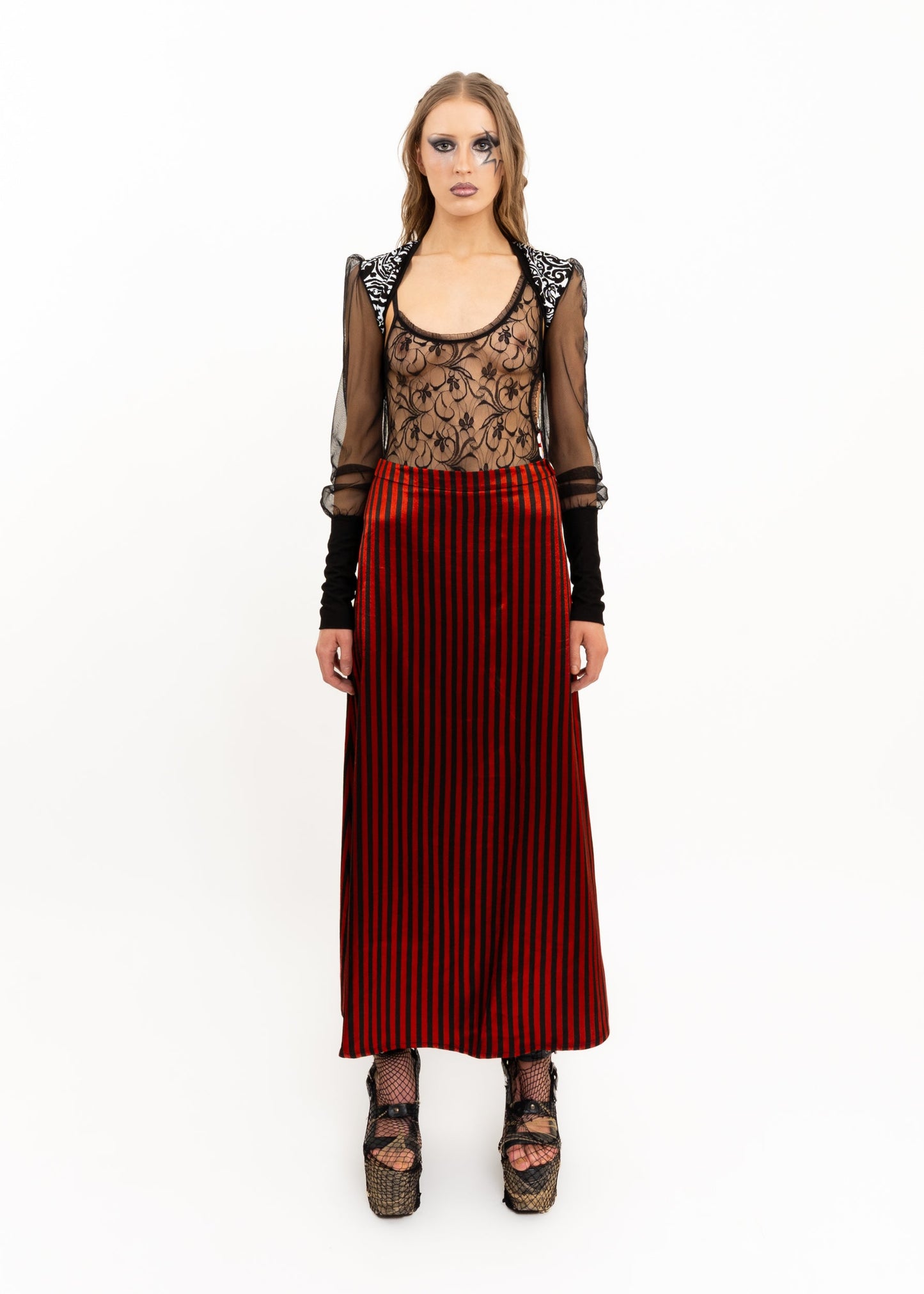 Puff Sleeve Mesh Bolero
