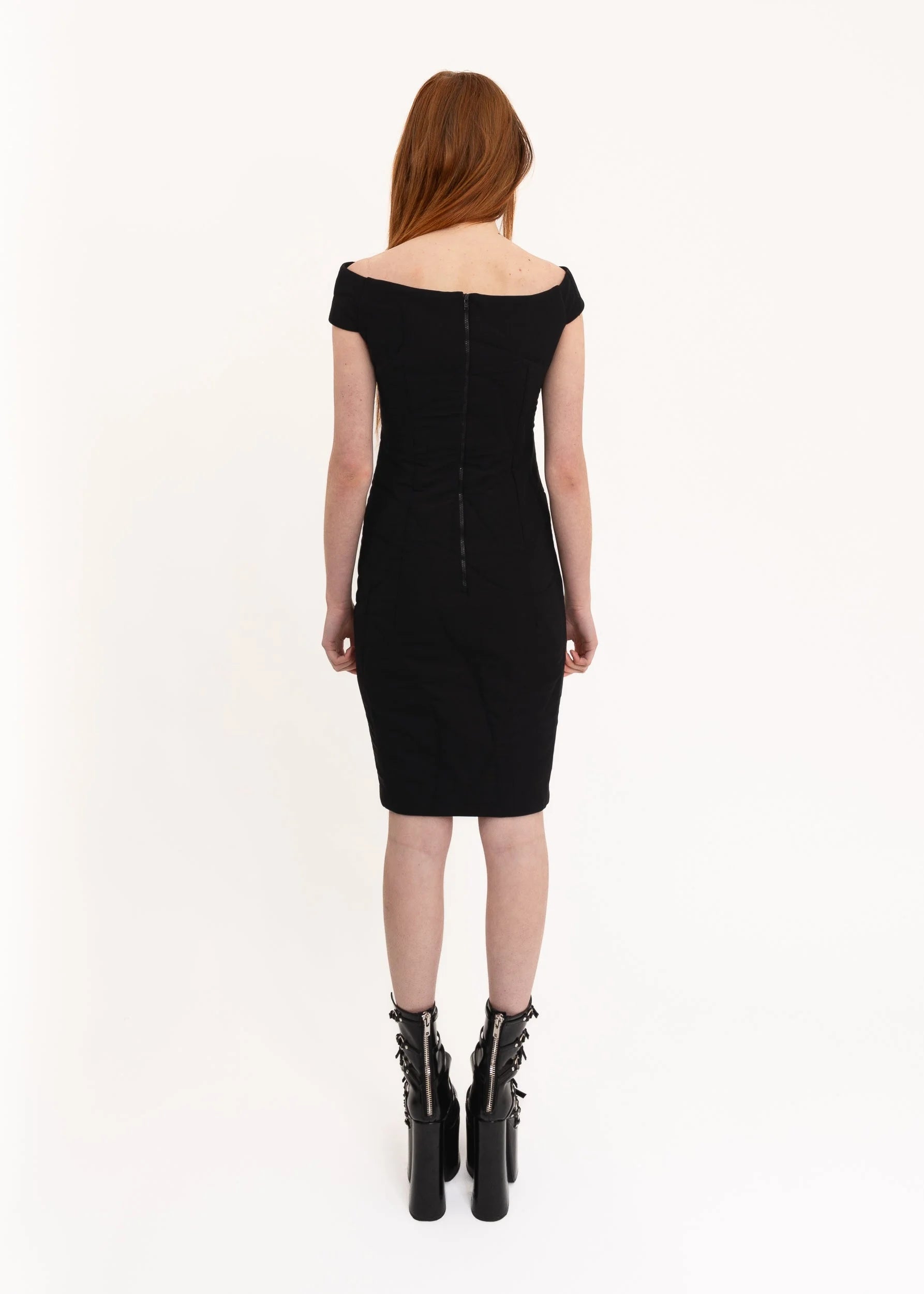 Acne Quilted bodycon dress