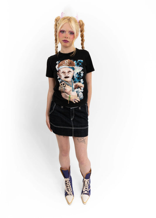 Heavy Metal Rapper baby t-shirt